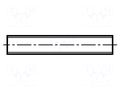 Threaded rod; M10; aluminium; DIN 975 BOSSARD B10/BN601