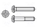 Screw; M5x12; 0.8; Head: button; hex key; HEX 3mm; ISO 7380 BOSSARD B5X12/BN1593