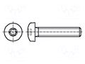 Screw; M5x16; 0.8; Head: button; Torx®; TX25; ISO 14583 BOSSARD B5X16/BN20038