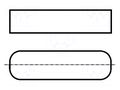 Parallel key; BN 4629; DIN 6885; acid resistant steel A4; W: 3mm BOSSARD B3X3X20/BN4629