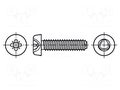 Screw; for metal; 3.5x8; Head: cheese head; Pozidriv; PZ2; zinc BOSSARD B3.5X8/BN2723
