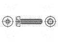 Screw; for metal; 3.5x8; Head: cheese head; Pozidriv; PZ2; zinc BOSSARD B3.5X8/BN2723
