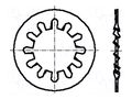 Washer; internally serrated; M12; D=20.5mm; h=1mm; spring steel BOSSARD B12.5/BN790