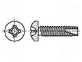 Screw; for metal; 4x8; Head: cheese head; Phillips; PH2; zinc BOSSARD B4X8/BN1023