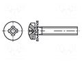 Screw; M3x6; 0.5; Head: cheese head; Phillips; PH1; steel; zinc BOSSARD B3X6/BN40100