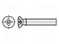 Screw; M5x25; 0.8; Head: countersunk; Pozidriv; PZ2; steel; zinc BOSSARD B5X25/BN14068