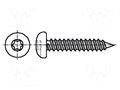 Screw; for metal; 4.8x19; Head: cheese head; Torx®; TX25; zinc BOSSARD B4.8X19/BN13274
