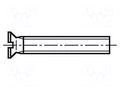 Screw; M3x6; 0.5; Head: countersunk; slotted; 0.6mm; steel; zinc BOSSARD B3X6/BN373