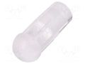 Fiber for LED; Ø3.2mm; L: 6mm; round; Front: convex; straight FIX&FASTEN FIX-LEM-67