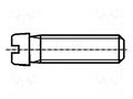 Screw; M2.5x4; 0.45; Head: cheese head; slotted; 0.6mm; steel; zinc BOSSARD B2.5X4/BN404