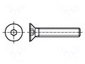 Screw; M4x30; 0.7; Head: countersunk; hex key; HEX 2.5mm; steel BOSSARD B4X30/BN21