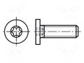Screw; M4x8; 0.7; Head: cheese head; Torx®; TX10; steel; zinc BOSSARD B4X8/BN9524
