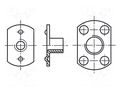 Nut; M4; 0.7; steel; Plating: without coating; BN 194; for welding BOSSARD B4/BN194