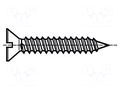 Screw; 2.2x16; Head: countersunk; slotted; 0.6mm; hardened steel BOSSARD B2.2X16/BN990