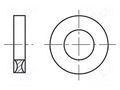 Washer; round; M2; D=5.3mm; h=1.5mm; polyamide; BN 1078 BOSSARD B2/BN1078