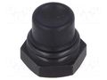 Button; -40÷85°C; silicone; Actuator colour: black APEM U1320