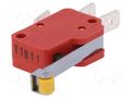 Microswitch SNAP ACTION; 10A/400VAC; with lever (with roller) Marquardt 1006.1501