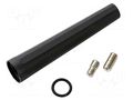 Antenna mast; 0.085m; M5/M6; universal; black PER.PIC. A00118