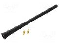 Antenna mast; 0.2m; M5,UNF 10-32; black PER.PIC. A00120