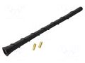 Antenna mast; 0.2m; M5,UNF 10-32; black PER.PIC. A00120