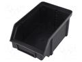 Cuvette; ESD; W: 101mm; H: 74mm; D: 157mm; polypropylene; black; <1kΩ ARTECH A.PM4ESD
