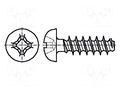Screw; 4x8; Head: button; Phillips; PH2; A2 stainless steel BOSSARD B4X8/BN13579