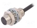 Sensor: inductive; OUT: PNP / NO; 0÷4mm; 10÷30VDC; M12; 2m; IP67 BALLUFF BES00E5