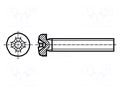 Screw; M3x4; 0.5; Head: cheese head; Phillips; PH2; ISO 7048 BOSSARD B3X4/BN2845