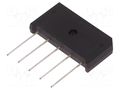 Bridge rectifier: three-phase; Urmax: 400V; If: 9A; Ifsm: 150A; THT SEMIKRON DANFOSS DBI6-04P