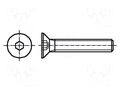 Screw; M5x12; 0.8; Head: countersunk; hex key; HEX 3mm; DIN 7991 KRAFTBERG K5X12-ISO10642-A2