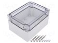 Enclosure: multipurpose; X: 122mm; Y: 162mm; Z: 90mm; TG PC; grey SPELSBERG TG-PC-1612-9-TO