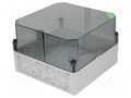 Enclosure: junction box; X: 300mm; Y: 300mm; Z: 209mm; polycarbonate SPELSBERG AKI-2-TH