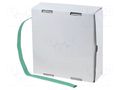 Heat shrink sleeve; glueless; 2: 1; 6.4mm; green; polyolefine CYG/KTG CB-HFT6.4/BOX-GN
