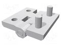 Hinge; Width: 60mm; technopolymer PA; black; H: 60mm; Ext.thread: M8 ELESA+GANTER CFM60P-M8X145-CH8