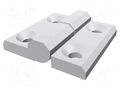 Hinge; Width: 60mm; technopolymer PA; H: 60mm; left; Ø: 8mm ELESA+GANTER CFMY60SH-8-S