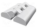 Hinge; Width: 48mm; technopolymer PA; black; H: 49.5mm; -20÷80°C ELESA+GANTER CFT.49EH-6-C9