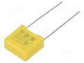 Capacitor: polypropylene; suppression capacitor,X2; 100nF; THT Jb Capacitors JFW-100N/310-P10