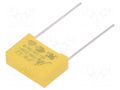 Capacitor: polypropylene; suppression capacitor,X2; 100nF; THT Jb Capacitors JFW-100N/310-P15