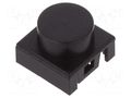 Button; black; Ø8mm C&K BTNK0290