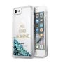 Guess GUHCP7GLUQBL iPhone 6/7/8 /SE 2020 / SE 2022 blue/blue hard case Liquid Glitter Party, Guess 3700740398302 3700740398302