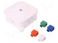 Enclosure: junction box; X: 86mm; Y: 86mm; Z: 35mm; with fixing lugs ELEKTRO-PLAST NASIELSK EPN-0213-00