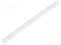 Insulating tube; silicone; transparent; -50÷200°C; Øint: 8mm CYG/KTG CB-SRT-8.0