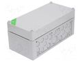 Enclosure: junction box; X: 150mm; Y: 300mm; Z: 132mm; polycarbonate SPELSBERG AKI-1-G
