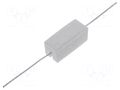 Resistor: power; cement; THT; 27Ω; 5W; ±5%; Ø0.8x35mm; 9.5x9.5x22mm SR PASSIVES CRL5W-27R
