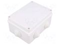 Enclosure: junction box; X: 118mm; Y: 157mm; Z: 94mm; wall mount ELEKTRO-PLAST NASIELSK EPN-0228-10