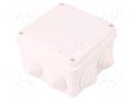 Enclosure: junction box; X: 110mm; Y: 110mm; Z: 67mm; wall mount ELEKTRO-PLAST NASIELSK EPN-0243-10