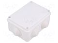 Enclosure: junction box; X: 87mm; Y: 118mm; Z: 55mm; wall mount; IP55 ELEKTRO-PLAST NASIELSK EPN-0244-00