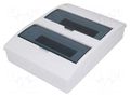 Enclosure: for modular components; IP40; white; No.of mod: 24 ELEKTRO-PLAST NASIELSK EPN-2405-01