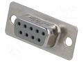 Connector: D-Sub; PIN: 9; plug; female; for cable; straight HARTING 09672094704