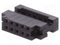 Connector: IDC; plug; female; PIN: 10; Minitek; IDC; 2mm; 2x5; 1mm AMPHENOL COMMUNICATIONS SOLUTIONS 89361-110LF
